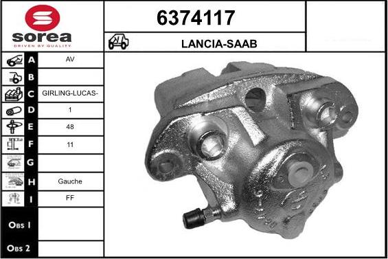 STARTCAR 6374117 - Спирачен апарат vvparts.bg