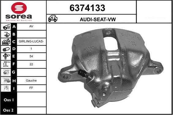 STARTCAR 6374133 - Спирачен апарат vvparts.bg