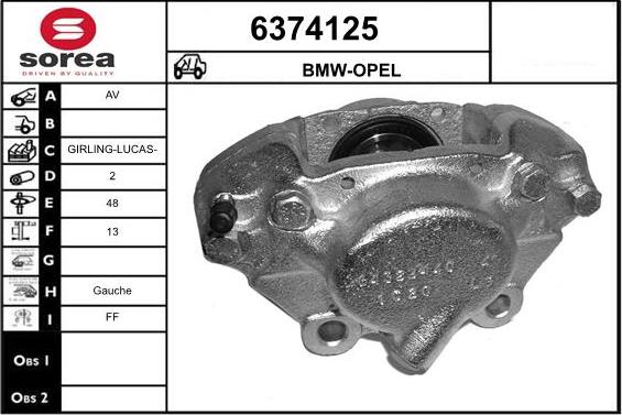 STARTCAR 6374125 - Спирачен апарат vvparts.bg