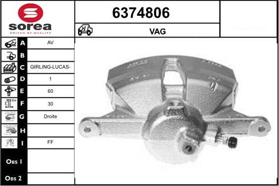 STARTCAR 6374806 - Спирачен апарат vvparts.bg