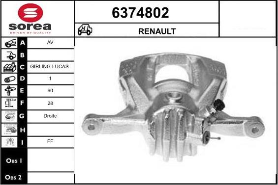 STARTCAR 6374802 - Спирачен апарат vvparts.bg