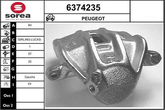 STARTCAR 6374235 - Спирачен апарат vvparts.bg