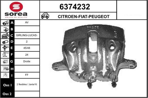 STARTCAR 6374232 - Спирачен апарат vvparts.bg