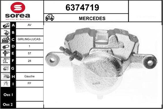 STARTCAR 6374719 - Спирачен апарат vvparts.bg