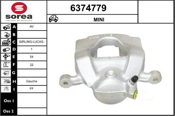 STARTCAR 6374779 - Спирачен апарат vvparts.bg