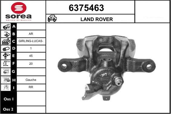 STARTCAR 6375463 - Спирачен апарат vvparts.bg