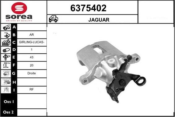 STARTCAR 6375402 - Спирачен апарат vvparts.bg