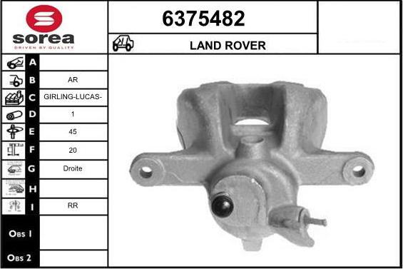 STARTCAR 6375482 - Спирачен апарат vvparts.bg