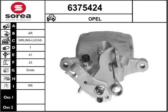 STARTCAR 6375424 - Спирачен апарат vvparts.bg