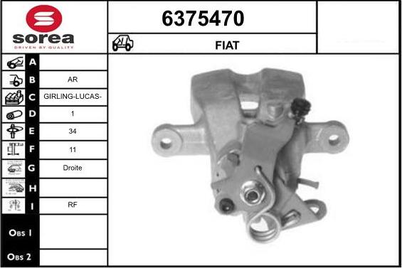 STARTCAR 6375470 - Спирачен апарат vvparts.bg