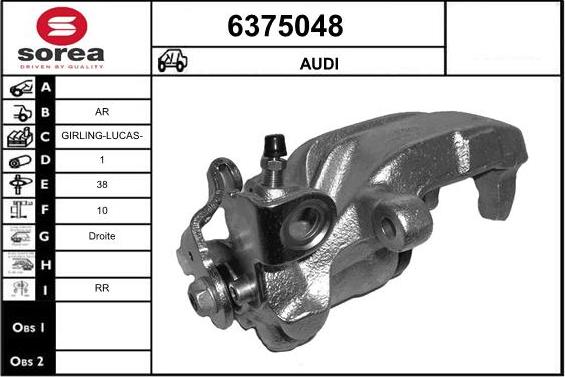 STARTCAR 6375048 - Спирачен апарат vvparts.bg