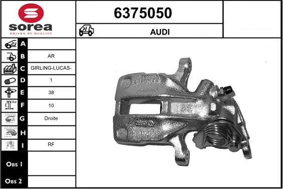 STARTCAR 6375050 - Спирачен апарат vvparts.bg