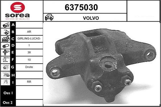 STARTCAR 6375030 - Спирачен апарат vvparts.bg