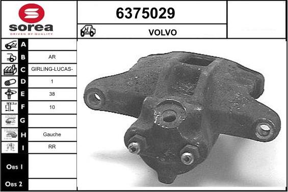 STARTCAR 6375029 - Спирачен апарат vvparts.bg