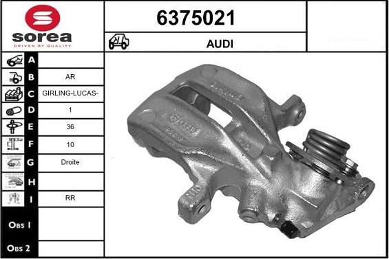 STARTCAR 6375021 - Спирачен апарат vvparts.bg