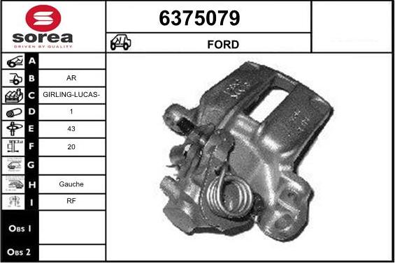 STARTCAR 6375079 - Спирачен апарат vvparts.bg