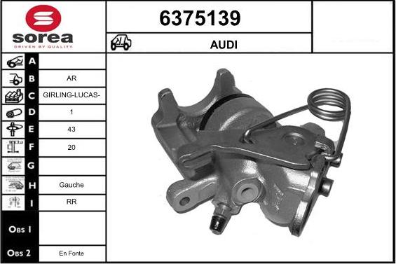 STARTCAR 6375139 - Спирачен апарат vvparts.bg