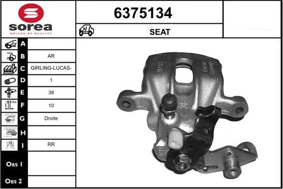 STARTCAR 6375134 - Спирачен апарат vvparts.bg