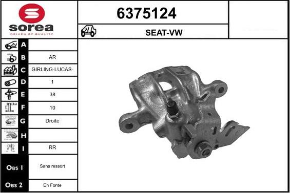 STARTCAR 6375124 - Спирачен апарат vvparts.bg