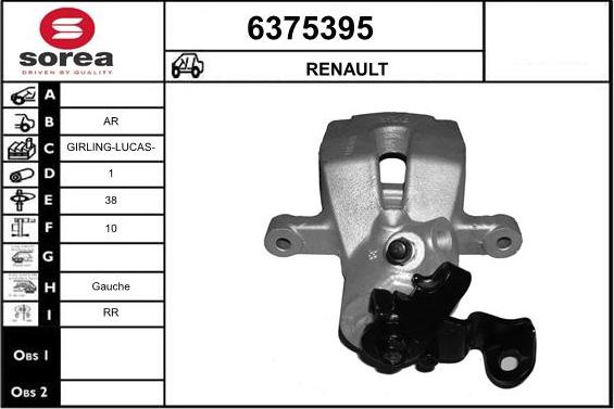 STARTCAR 6375395 - Спирачен апарат vvparts.bg