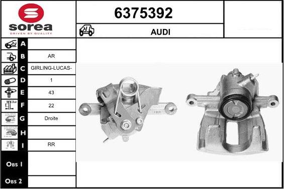 STARTCAR 6375392 - Спирачен апарат vvparts.bg