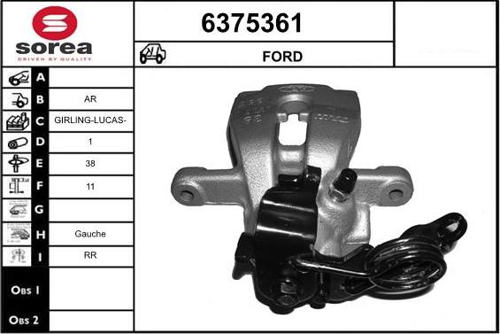 STARTCAR 6375361 - Спирачен апарат vvparts.bg