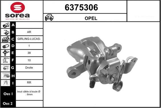 STARTCAR 6375306 - Спирачен апарат vvparts.bg