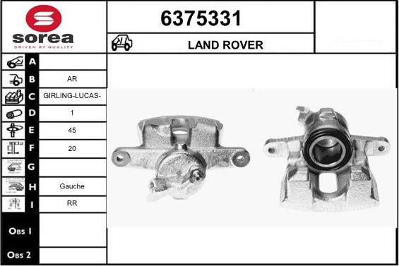 STARTCAR 6375331 - Спирачен апарат vvparts.bg