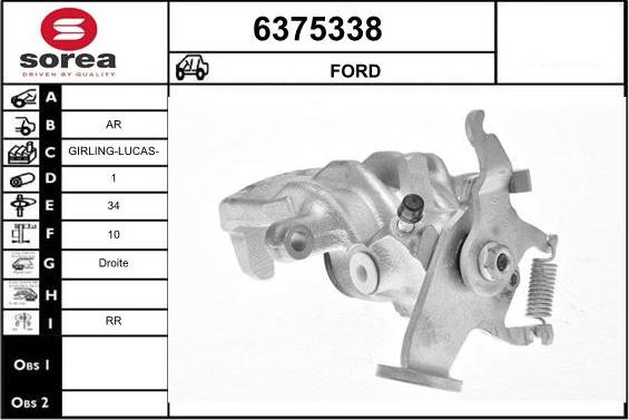 STARTCAR 6375338 - Спирачен апарат vvparts.bg