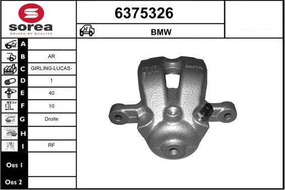 STARTCAR 6375326 - Спирачен апарат vvparts.bg