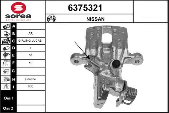 STARTCAR 6375321 - Спирачен апарат vvparts.bg