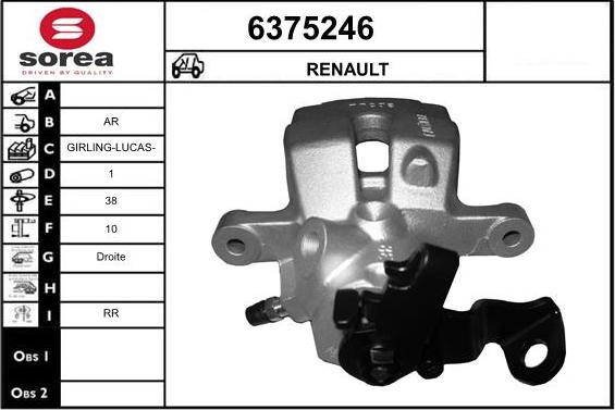 STARTCAR 6375246 - Спирачен апарат vvparts.bg