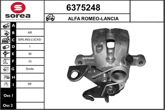 STARTCAR 6375248 - Спирачен апарат vvparts.bg