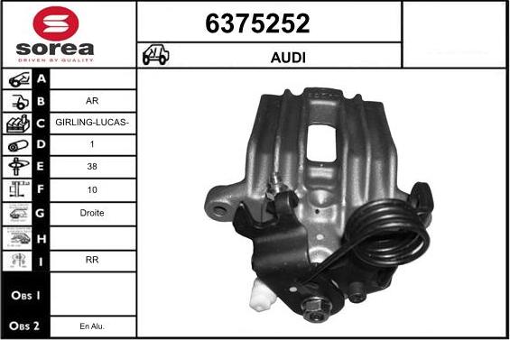 STARTCAR 6375252 - Спирачен апарат vvparts.bg