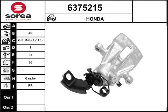 STARTCAR 6375215 - Спирачен апарат vvparts.bg