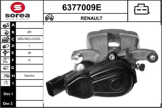 STARTCAR 6377009E - Спирачен апарат vvparts.bg