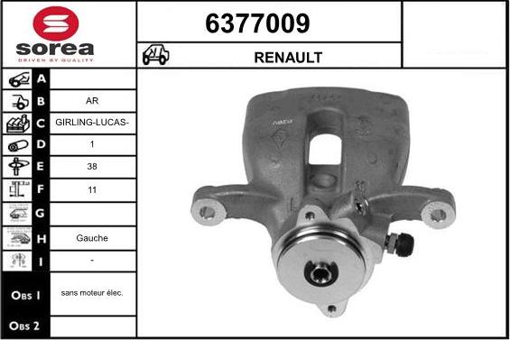 STARTCAR 6377009 - Спирачен апарат vvparts.bg