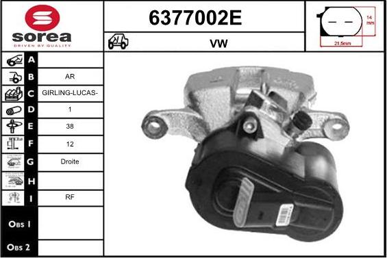 STARTCAR 6377002E - Спирачен апарат vvparts.bg