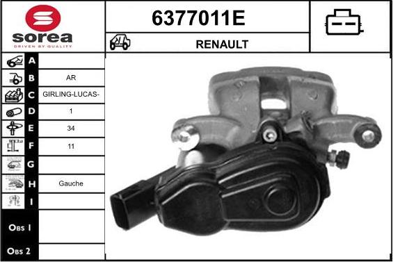 STARTCAR 6377011E - Спирачен апарат vvparts.bg