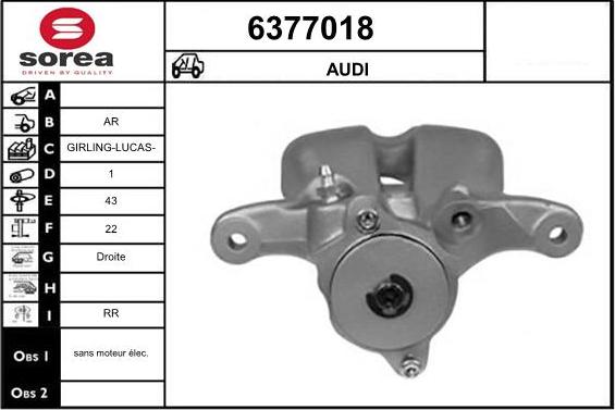 STARTCAR 6377018 - Спирачен апарат vvparts.bg