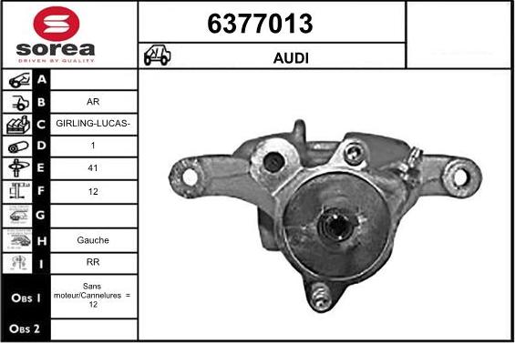 STARTCAR 6377013 - Спирачен апарат vvparts.bg