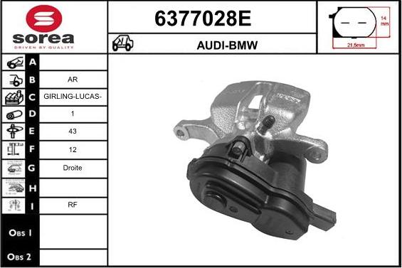 STARTCAR 6377028E - Спирачен апарат vvparts.bg