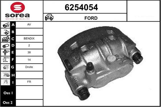 STARTCAR 6254054 - Спирачен апарат vvparts.bg