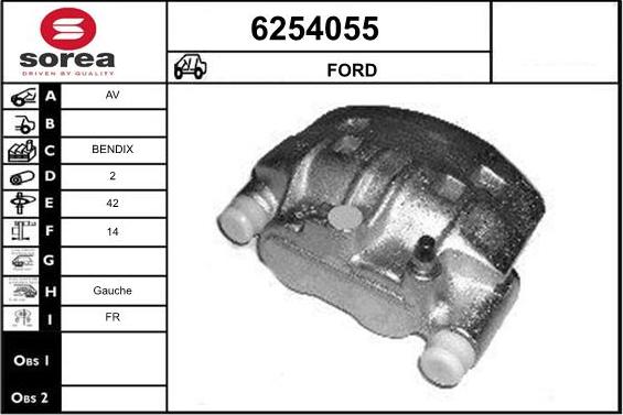 STARTCAR 6254055 - Спирачен апарат vvparts.bg