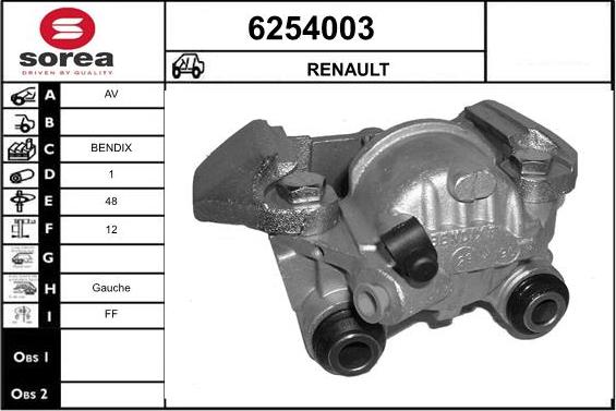 STARTCAR 6254003 - Спирачен апарат vvparts.bg