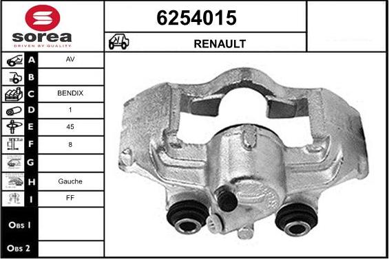 STARTCAR 6254015 - Спирачен апарат vvparts.bg