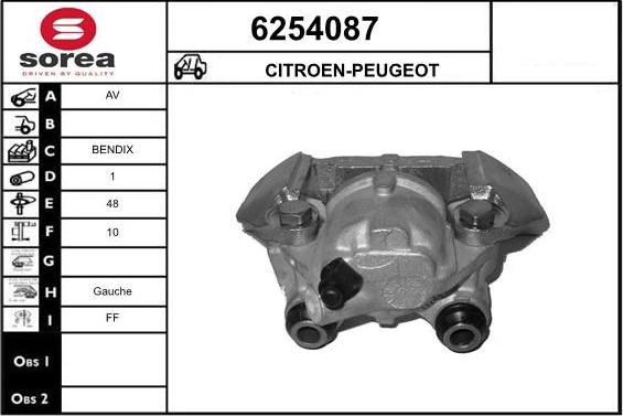 STARTCAR 6254087 - Спирачен апарат vvparts.bg