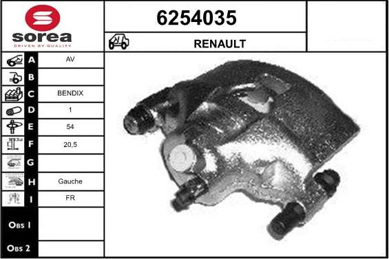 STARTCAR 6254035 - Спирачен апарат vvparts.bg