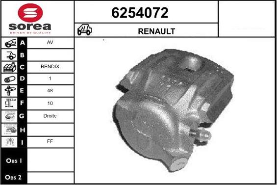 STARTCAR 6254072 - Спирачен апарат vvparts.bg