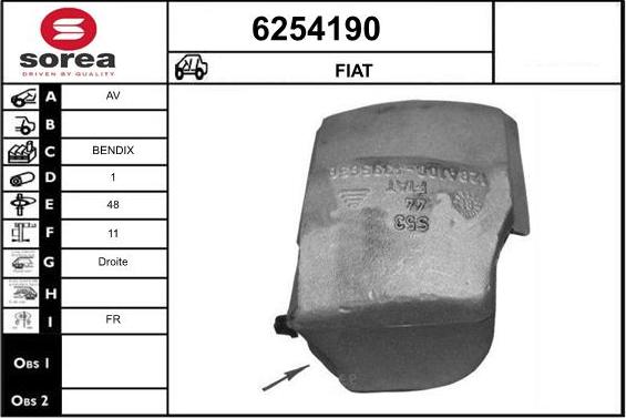 STARTCAR 6254190 - Спирачен апарат vvparts.bg